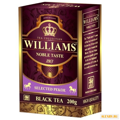 Чай черный Williams Noble taste