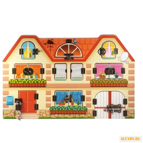 Бизиборд Нескучные игры Дом в