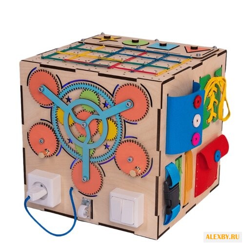 Бизиборд Bobr SHOP Бизикуб с