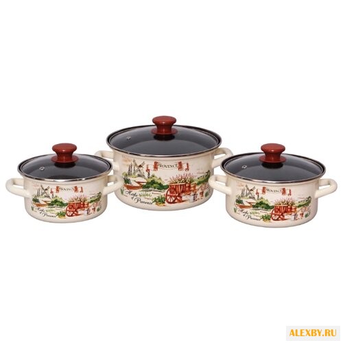 Набор кастрюль КМЗ Травы