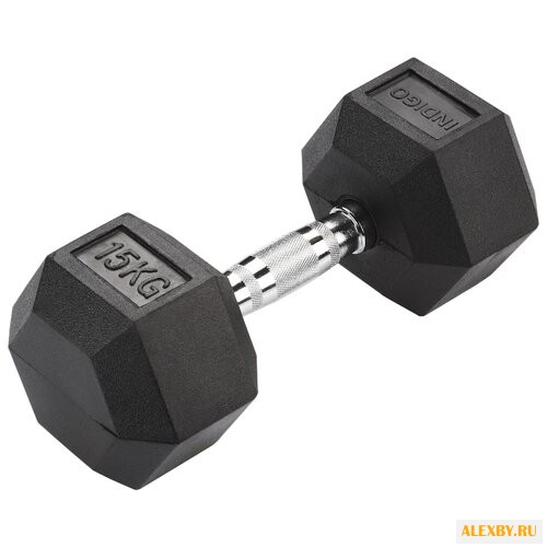 Гантель цельнолитая Indigo