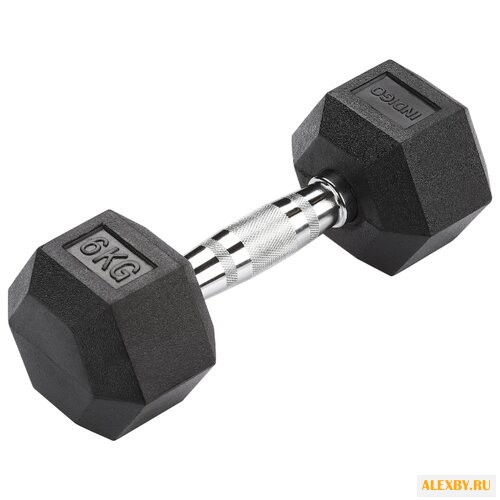 Гантель цельнолитая Indigo