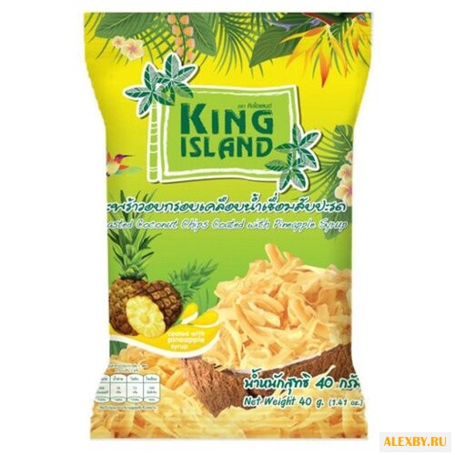 Чипсы King Island кокосовые с