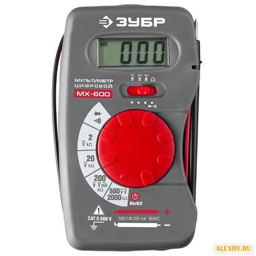 Мультиметр ЗУБР МХ-600