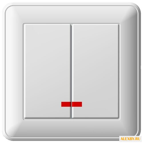 Выключатель 2х1-полюсный