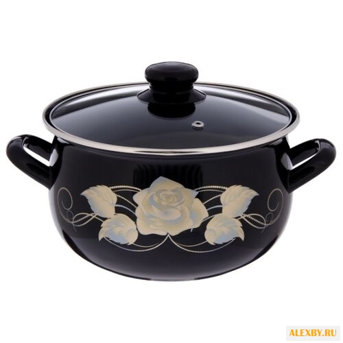Кастрюля Интерос Черное золото