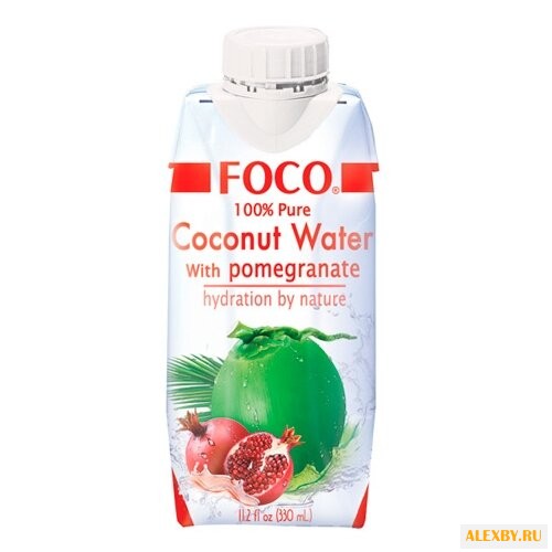 Вода кокосовая FOCO с соком