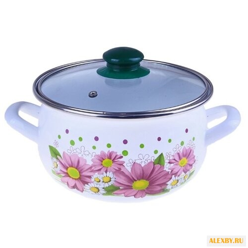 Кастрюля Интерос Розовые