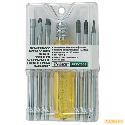 Набор отверток Pro’sKit 8PK-2066