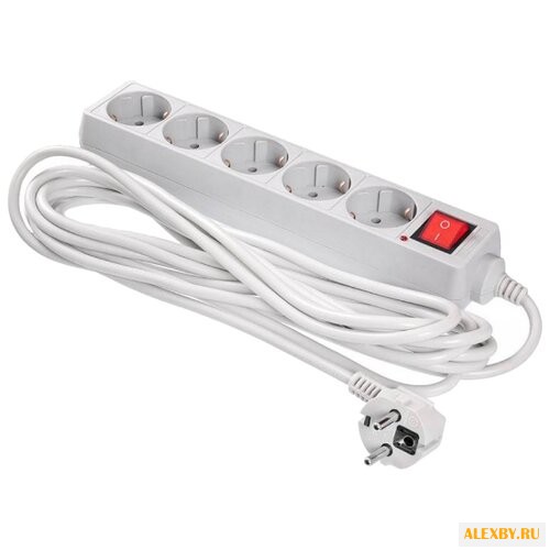 Сетевой фильтр Buro 500SL-5-G 5 м