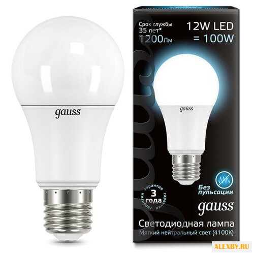 Лампа светодиодная gauss LED