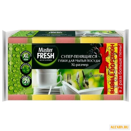 Губка для посуды Master FRESH