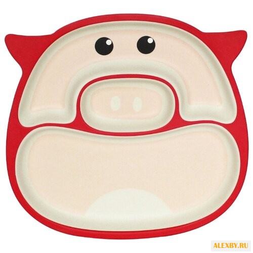 Тарелка Bambooware Поросенок