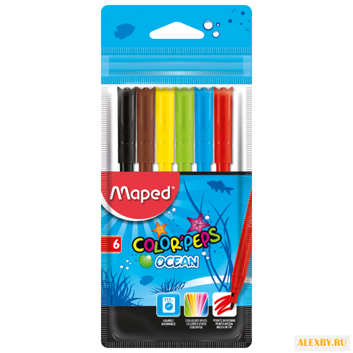 Maped Фломастеры Ocean 6 шт.