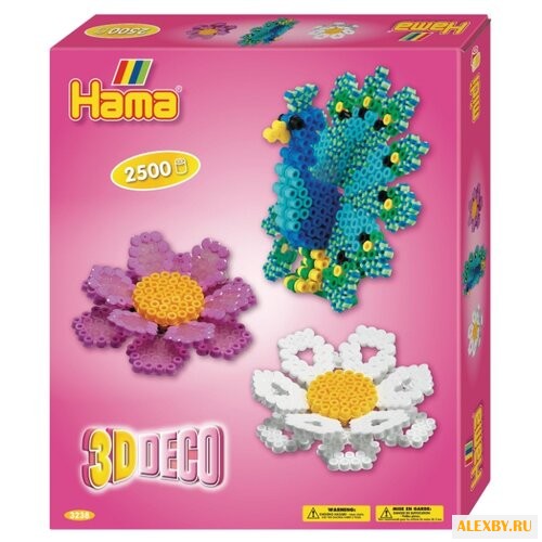 Hama Набор термомозаики 3D Deco
