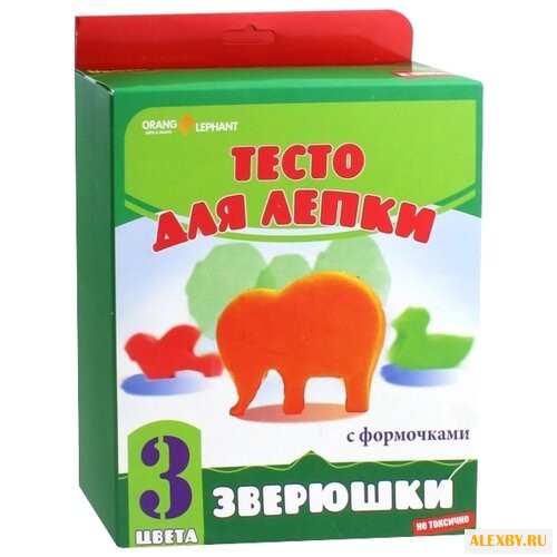 Масса для лепки Оранжевый слон