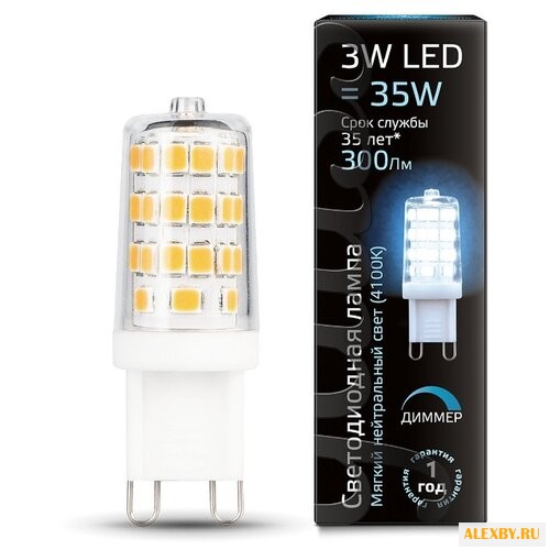 Лампа светодиодная gauss LED G9