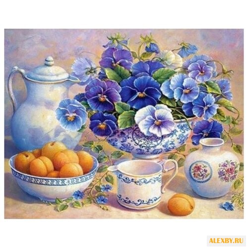 Рыжий кот Картина по номерам