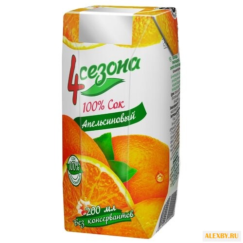 Сок 4 Сезона Апельсин