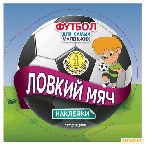 Книжка с наклейками Ловкий мяч