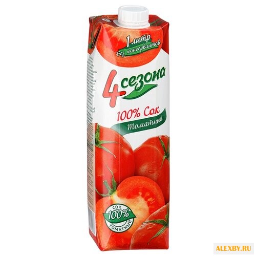 Сок 4 Сезона Томат с крышкой