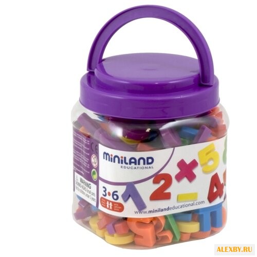 Набор цифр Miniland магнитные