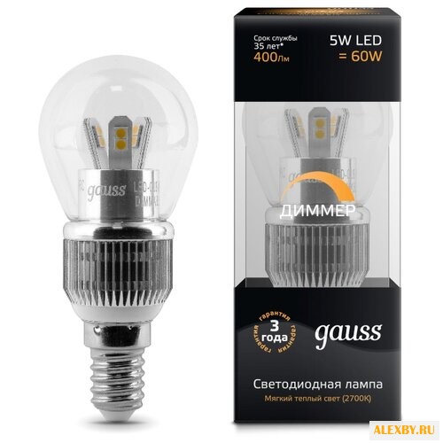 Лампа светодиодная gauss LED