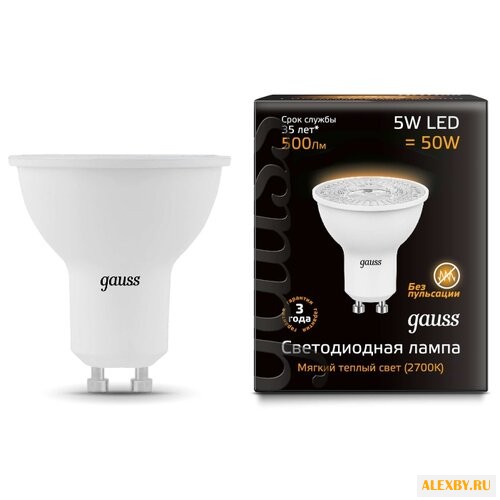 Лампа светодиодная gauss LED