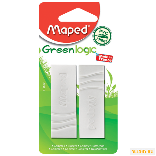Maped Набор ластиков Greenlogic