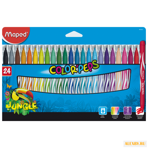 Maped Фломастеры Jungle 24 шт.