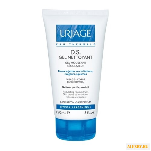 Uriage гель очищающий D.S.