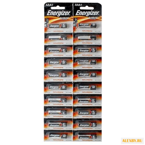 Батарейка AAA Energizer LR03 BL20