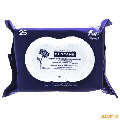 Klorane салфетки для снятия
