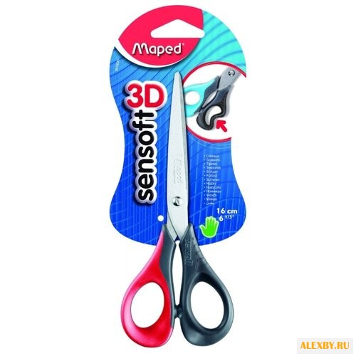 Maped ножницы Sensoft 3D 16см с