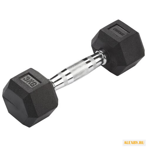 Гантель цельнолитая Indigo