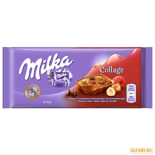 Шоколад Milka Collage Fruit