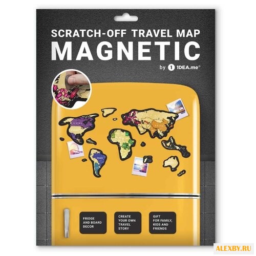1DEA.me Скретч Карта Мира