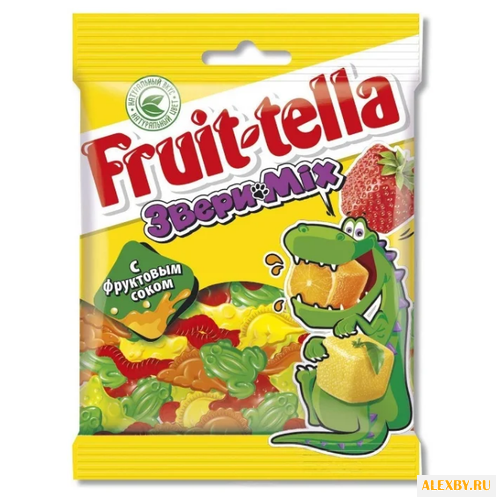 Мармелад Fruit-tella Звери Mix