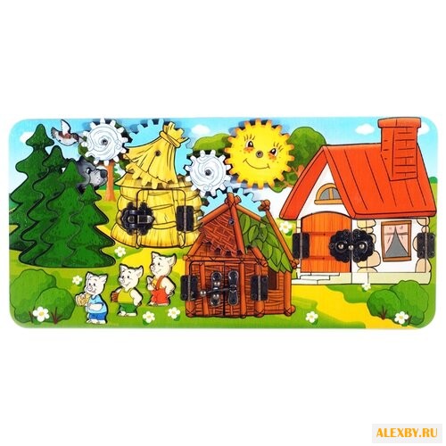 Бизиборд Нескучные игры Три