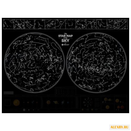 1DEA.me Карта звездного неба