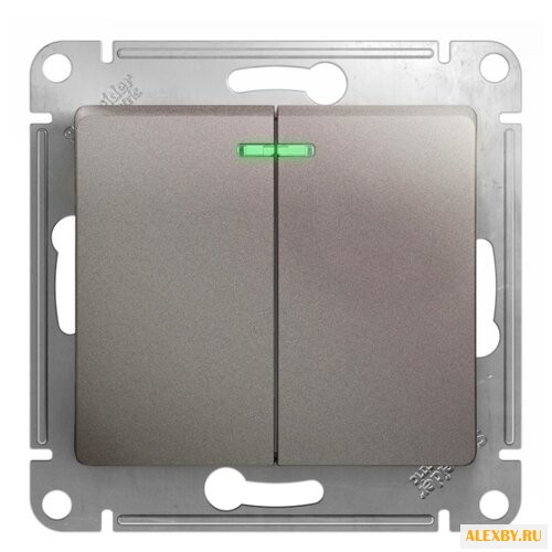 Выключатель 2х1-полюсный