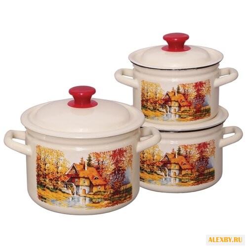 Набор кастрюль КМЗ Старая