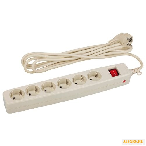 Сетевой фильтр ЭРА SF-6es-I