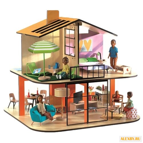 DJECO кукольный домик Color 07803