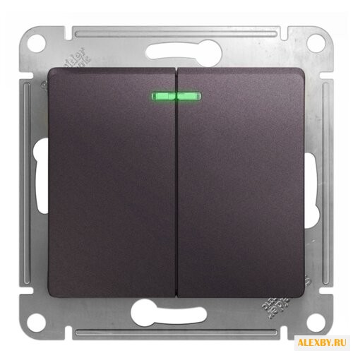 Выключатель 2х1-полюсный