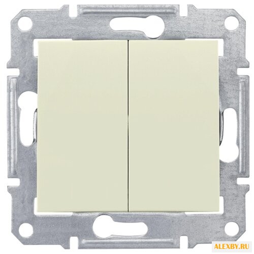 Выключатель 2х1-полюсный