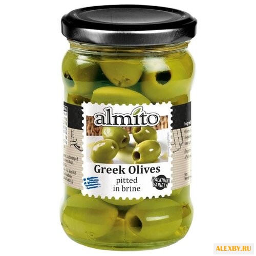 Almito Греческие оливки без