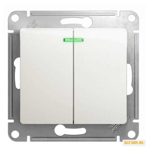 Выключатель 2х1-полюсный