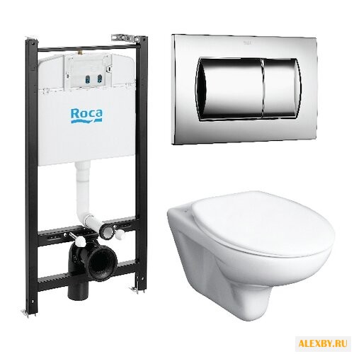 Унитаз с инсталляцией Roca