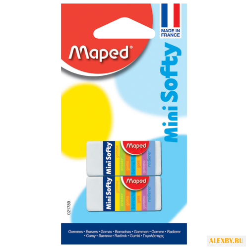 Maped Набор ластиков Mini Softy